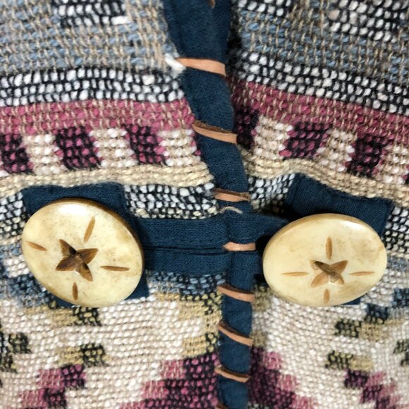 Heritage Tapestry Knit Jacket – Vintage-Inspired Artisan Weave - Picture 6 of 12